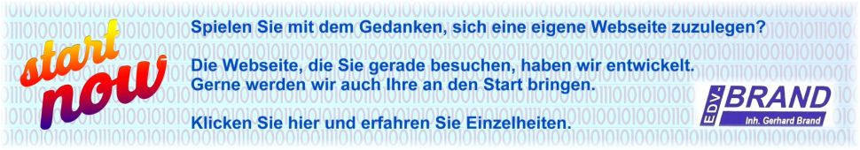 Werbung: Angebot Webdesign für kleines Geld.